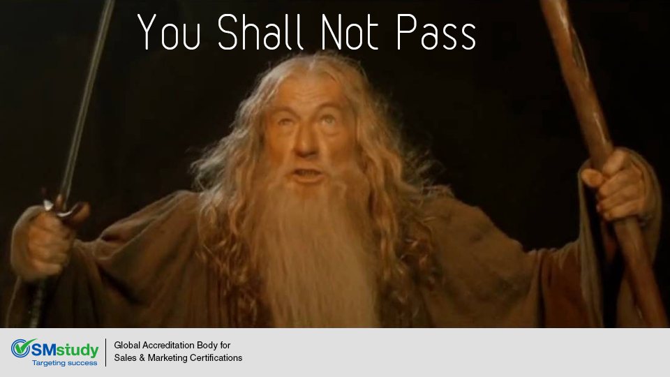 You shall not pass!!!